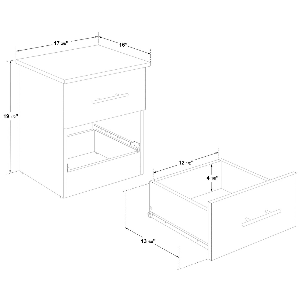 Table de nuit BILLABONG V.2