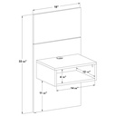 Ensemble table de nuit ZEN cubique