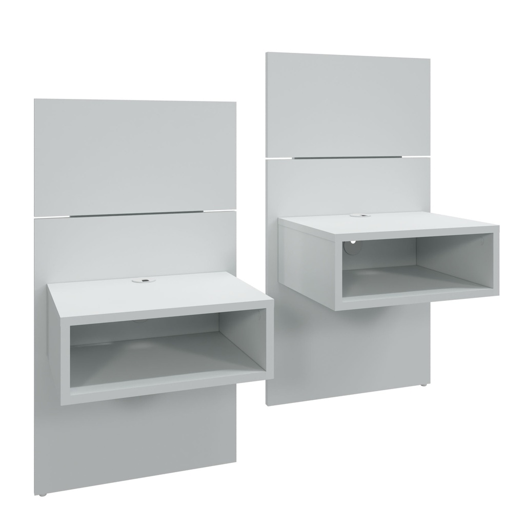 Ensemble table de nuit ZEN cubique