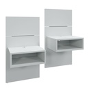 Ensemble table de nuit ZEN cubique